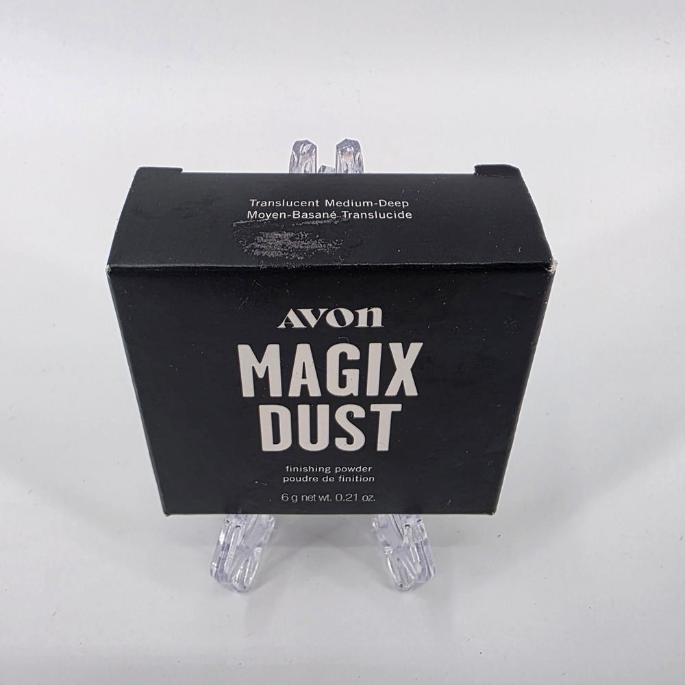 Avon Magix Dust Finishing Powder Translucent Medium-Deep 6g Mineral Makeup New